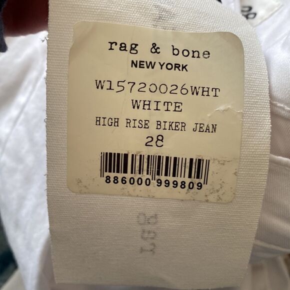 rag & bone High Rise Biker Jeans - Picture 9 of 10